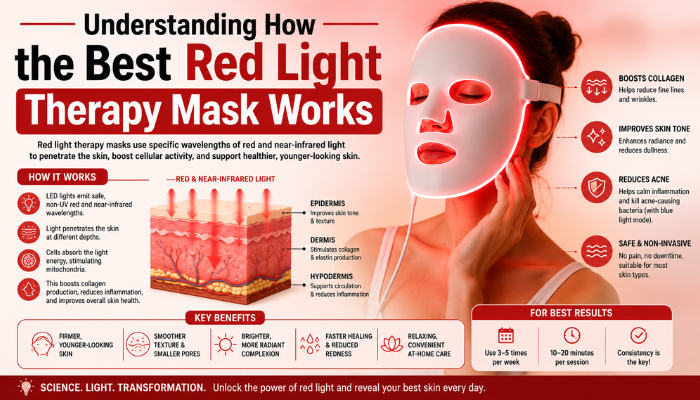 Understanding How the Best Red Light Therapy Mask Works