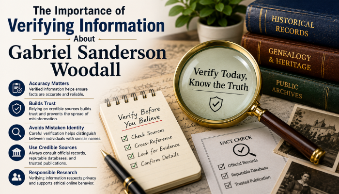 The Importance of Verifying Information About Gabriel Sanderson Woodall